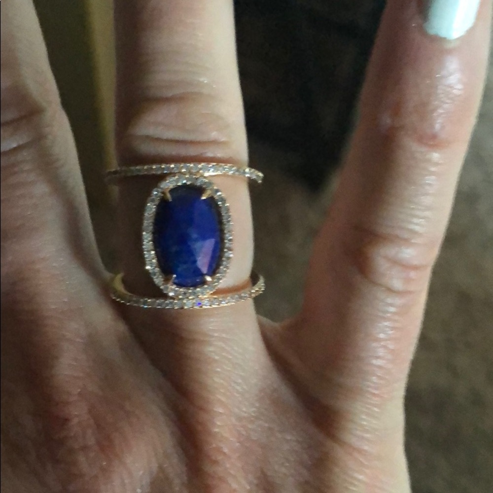 Rose gold Henri Bendel ring